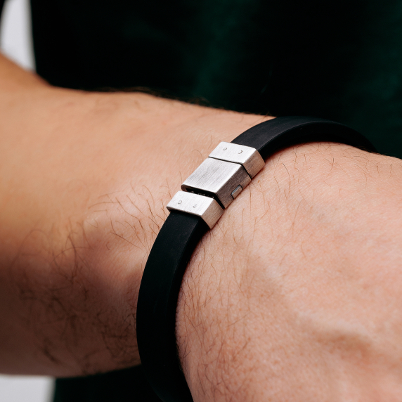 Серебряный браслет &amp;quot;Гравюр&amp;quot; - 8