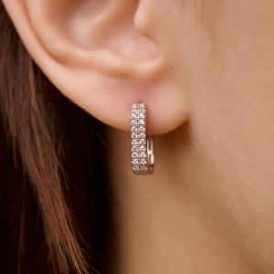 Серебряные серёжки