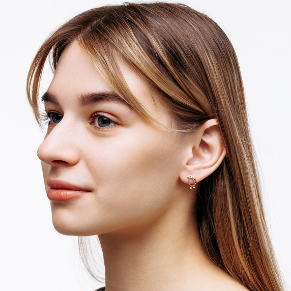 Золоті сережки “Пінгвін” - 4