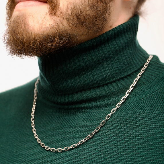 Серебряная цепочка &amp;quot;Якорь&amp;quot; 60р - 4