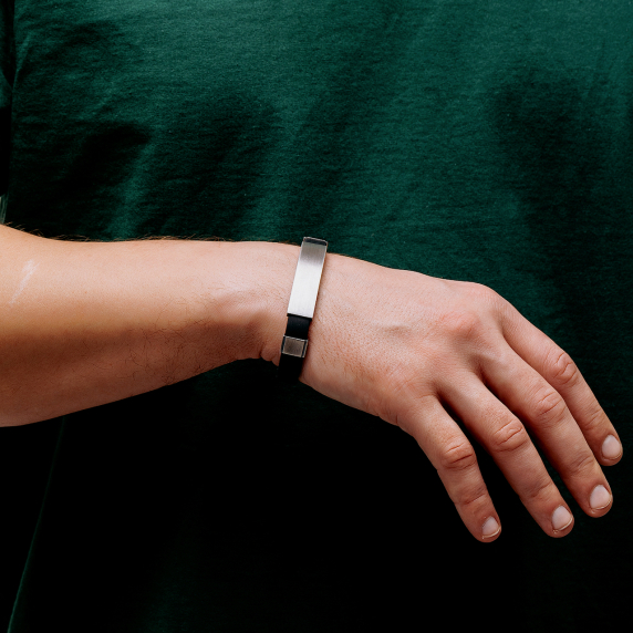 Серебряный браслет "Гравюр" - 7 Серебряный браслет "Гравюр" - 7