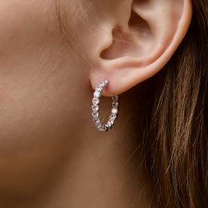 Серебряные сережки