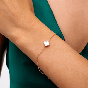 Золотой браслет "Cloveria"