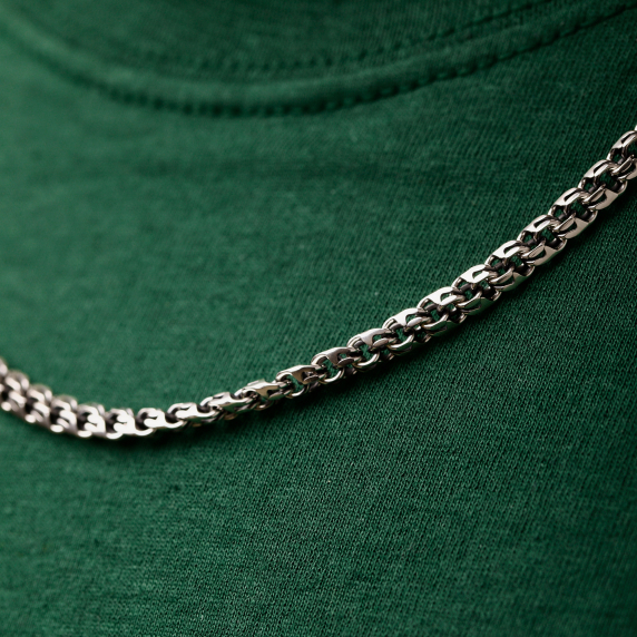 Срібний ланцюг &amp;quot;Бісмарк круглий&amp;quot; - 2