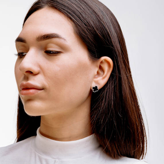 Золотые серьги &amp;quot;Cloveria&amp;quot; - 3