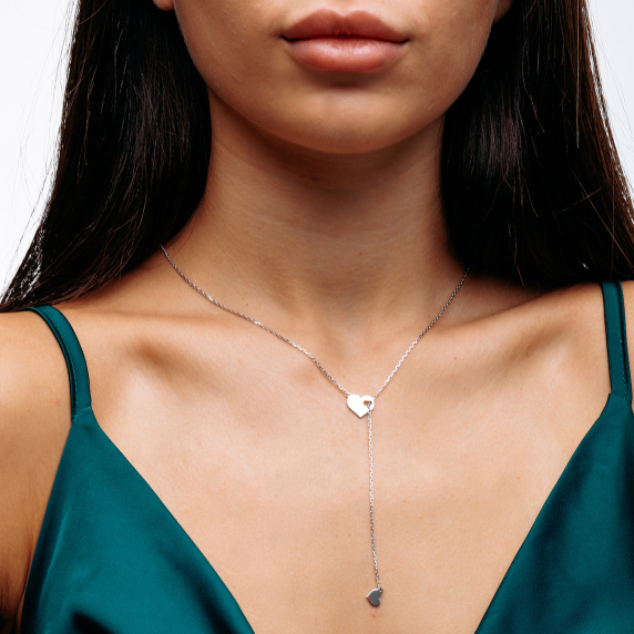 Срібне кольє &amp;quot;Серце&amp;quot; - 1