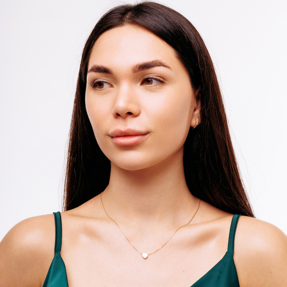 Золотое колье "Сердце" - 5 Золотое колье "Сердце" - 5