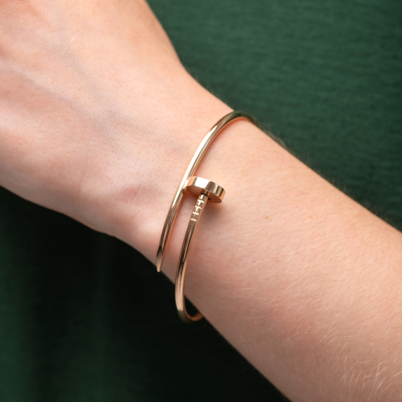 Золотой браслет &amp;quot;Гвоздь&amp;quot; - 7