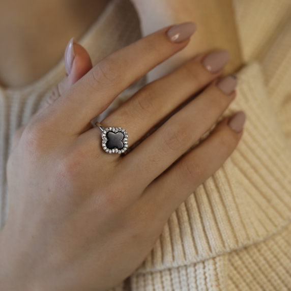 Золота каблучка &amp;quot;Cloveria&amp;quot; - 2