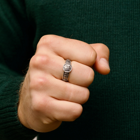 Срібний перстень &amp;quot;Тризуб&amp;quot; - 4