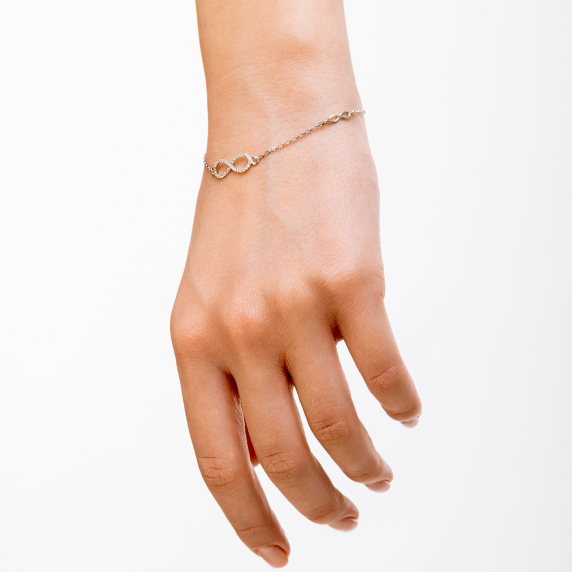 Золотой браслет &amp;quot;Бесконечность&amp;quot; - 3