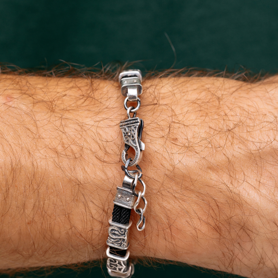 Срібний браслет &amp;quot;10 Рун&amp;quot; - 6