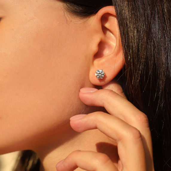 Серебряные пусеты - 1