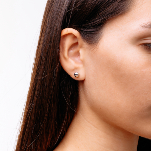 Серебряные пусеты