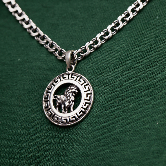 Срібний підвіс &amp;quot;Лев&amp;quot; - 1