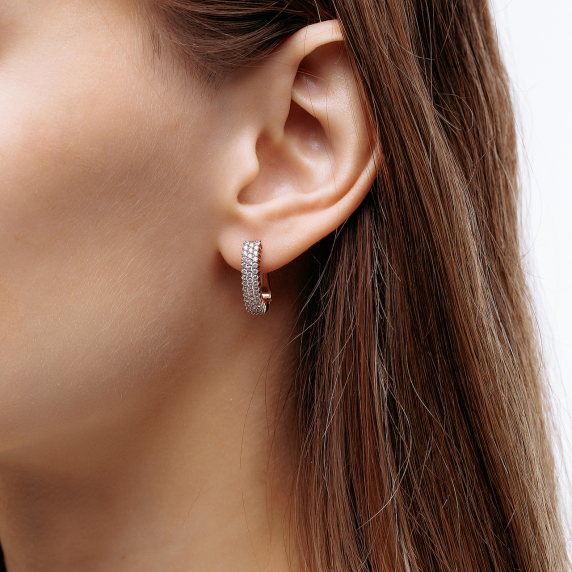 Золотые серьгие - 1