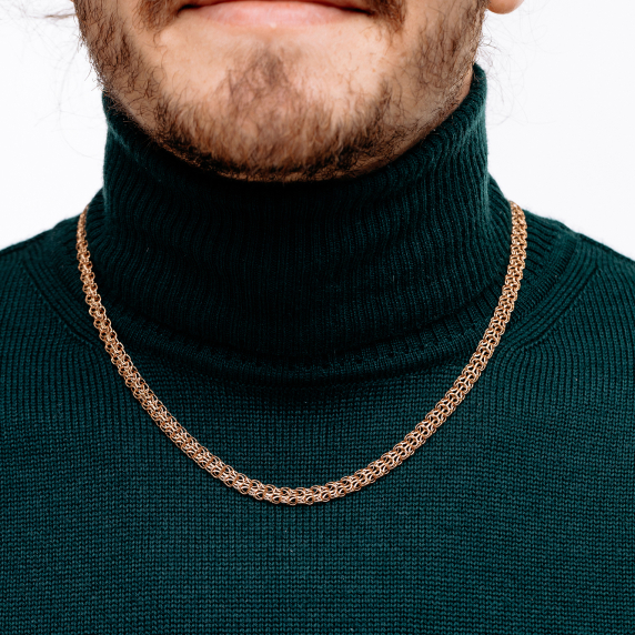 Золотий ланцюг "Рамзес" 60 см - 3 Золотий ланцюг "Рамзес" 60 см - 3