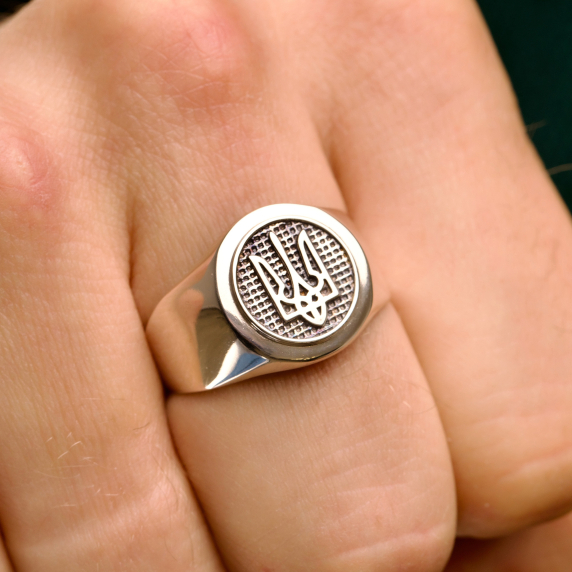 Срібний перстень &amp;quot;Тризуб&amp;quot; - 2