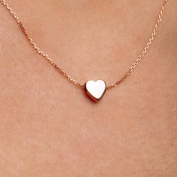 Золотое колье "Сердце" - 1 Золотое колье "Сердце" - 1