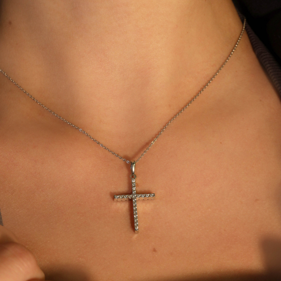 Серебряный крестик - 1
