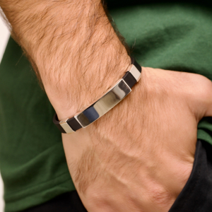 Серебряный браслет "Гравюр"