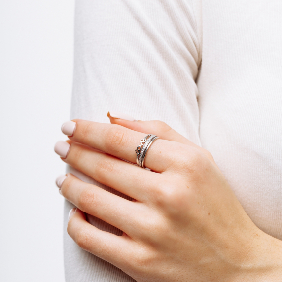 Срібна каблучка &amp;quot;Кохання&amp;quot; - 2