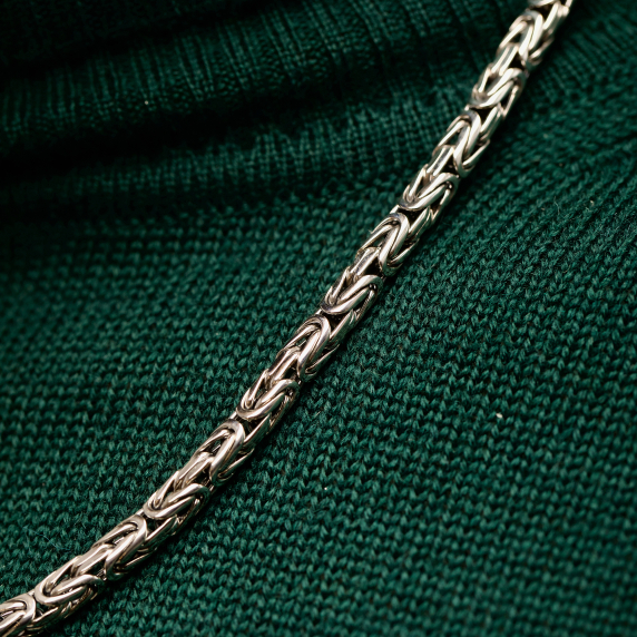 Серебряная цепочка &amp;quot;Лисий хвост&amp;quot; 65р - 1