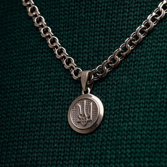 Серебряный подвес &amp;quot;Герб Украины&amp;quot; - 2