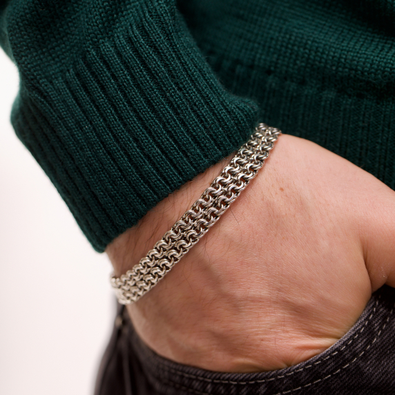 Срібний браслет &amp;quot;Подвійний Бісмарк&amp;quot; - 1