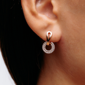 Золотые серьги