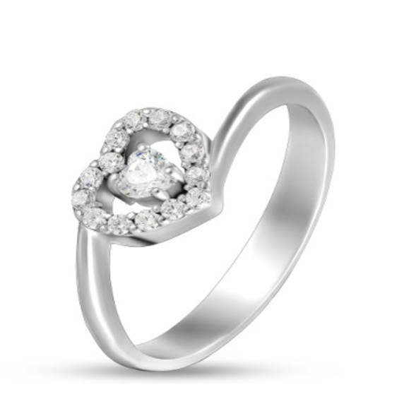 Срібна каблучка &amp;quot;Серце&amp;quot; - 3