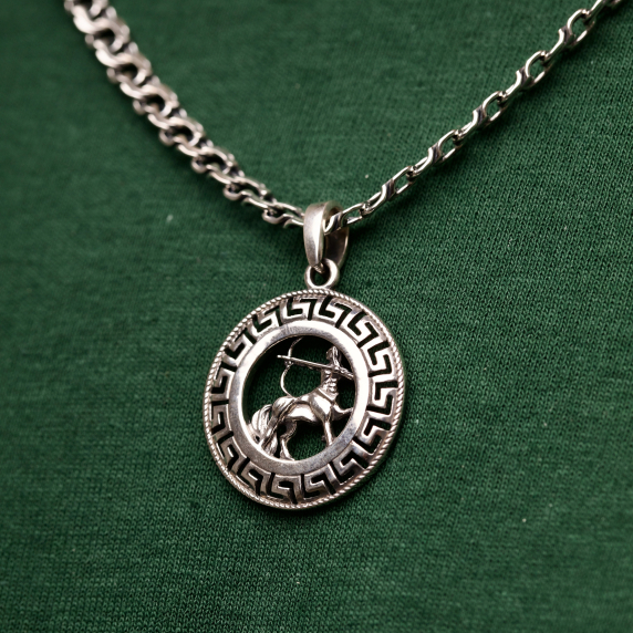 Серебряный подвес &amp;quot;Стрелец&amp;quot; - 1