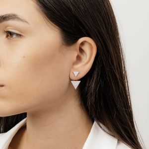 Серебряные пусеты