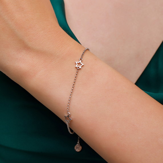 Серебряный браслет &amp;quot;Звезды&amp;quot; - 2