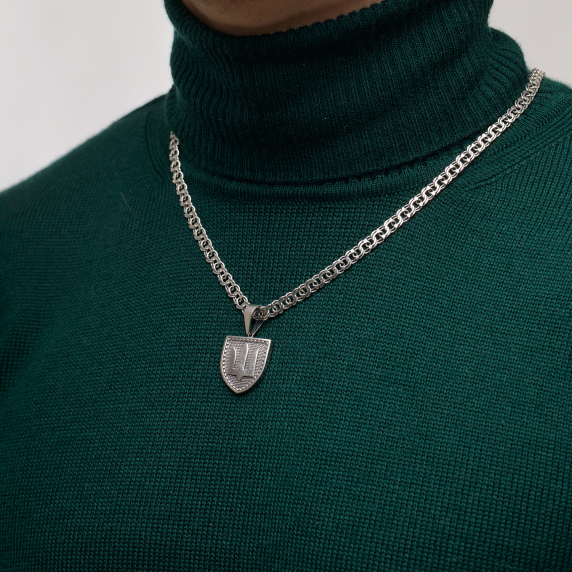 Серебряный подвес &amp;quot;Герб Украины&amp;quot; - 3