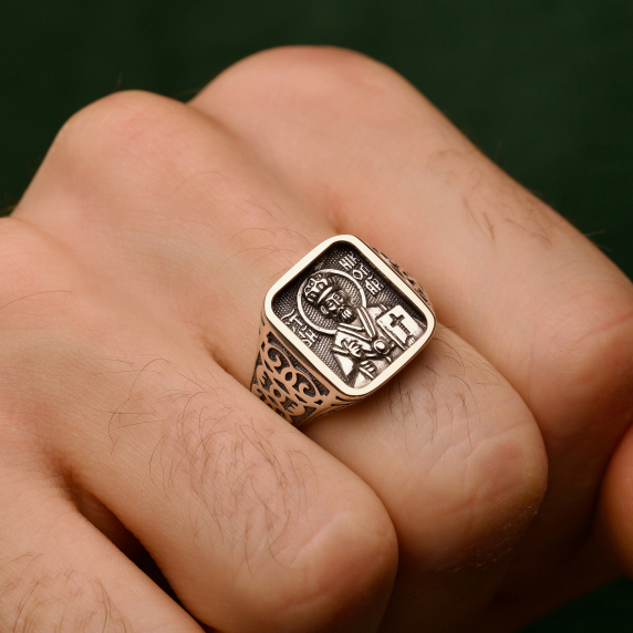 Серебряное кольцо "Св. Николай" - 2 Серебряное кольцо "Св. Николай" - 2