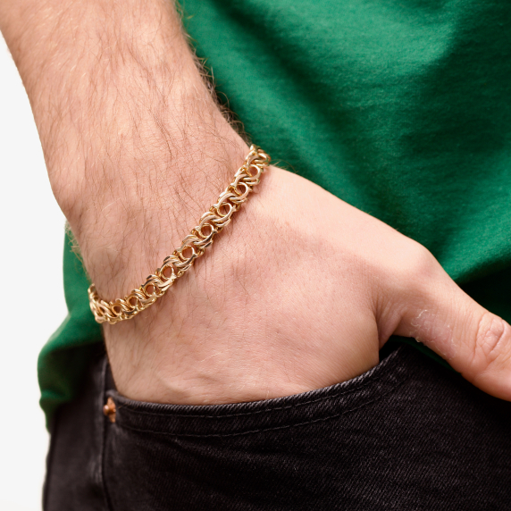 Золотой браслет &amp;quot;Арабский бисмарк&amp;quot; - 4