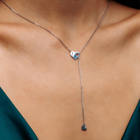 Срібне кольє &amp;quot;Серце&amp;quot; - 5