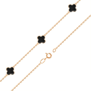 Золотое колье "Cloveria"