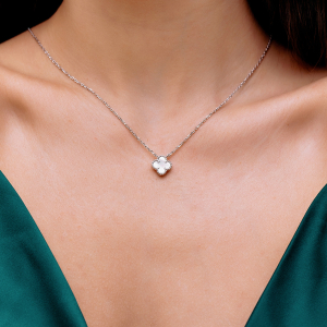 Серебряный колье "Cloveria"