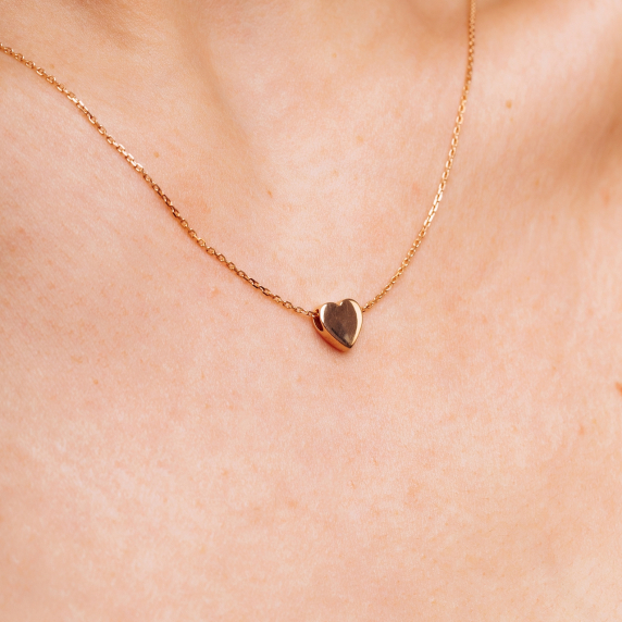 Золотое колье "Сердце" - 3 Золотое колье "Сердце" - 3