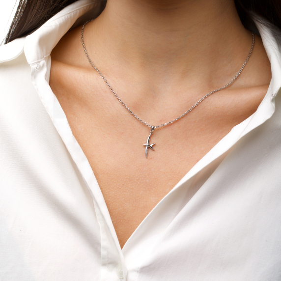 Серебряный подвес &amp;quot;Ласточка&amp;quot; - 3