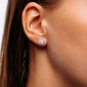 Серебряные пусеты