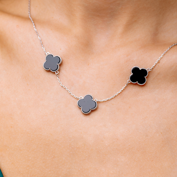 Серебряное колье "Cloveria" - 3 Серебряное колье "Cloveria" - 3
