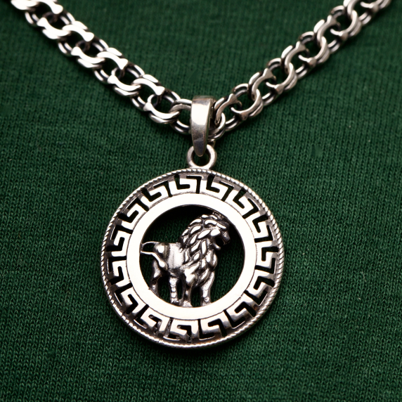 Срібний підвіс &amp;quot;Лев&amp;quot; - 2