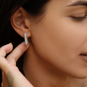 Серебряные серьги