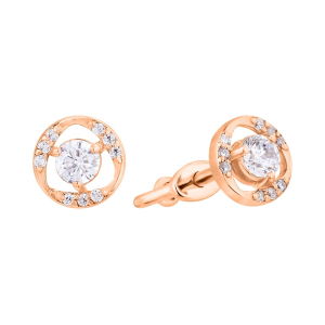 Золотые пусеты