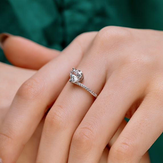 Срібна каблучка &amp;quot;Серце&amp;quot; - 3