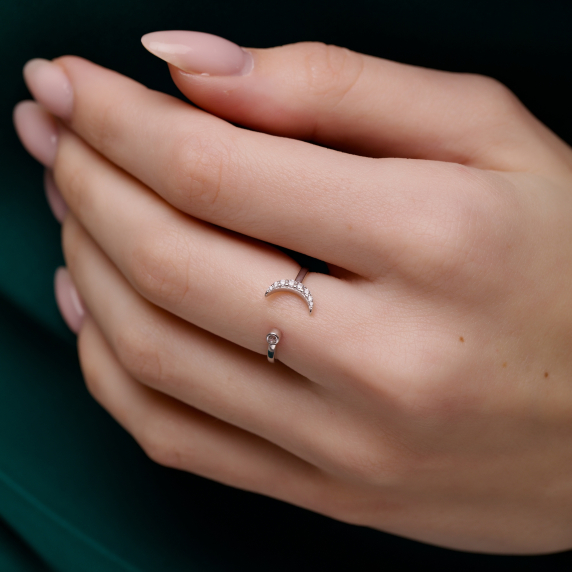 Серебряное кольцо &amp;quot;Месяц&amp;quot; - 3