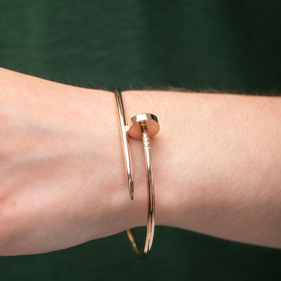 Золотой браслет &amp;quot;Гвоздь&amp;quot; - 11